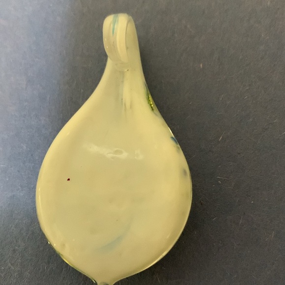 Blue Murano Lampwork Glass Waterdrop pendant* - Picture 6 of 6